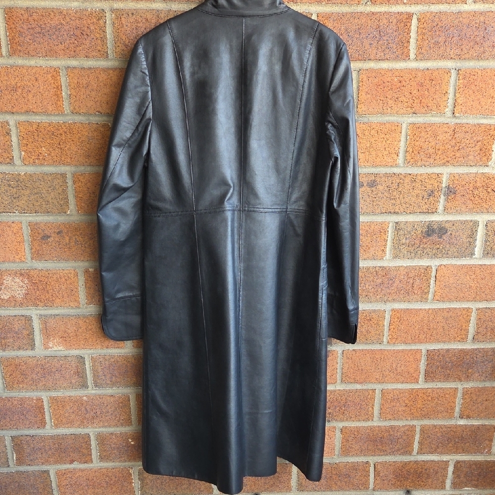 Partina leather coat - Picture 5 of 16